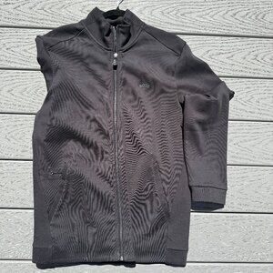 Hugo Boss Zip-Up Sweatshirt with Logo Print